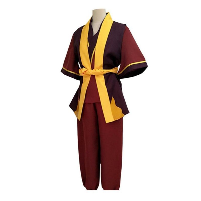 Avatar Zuko Cosplay Top Pants cintura Costume adulto uomo maschile Fantasia Roleplay abiti Halloween Carnival Diaguise Suit