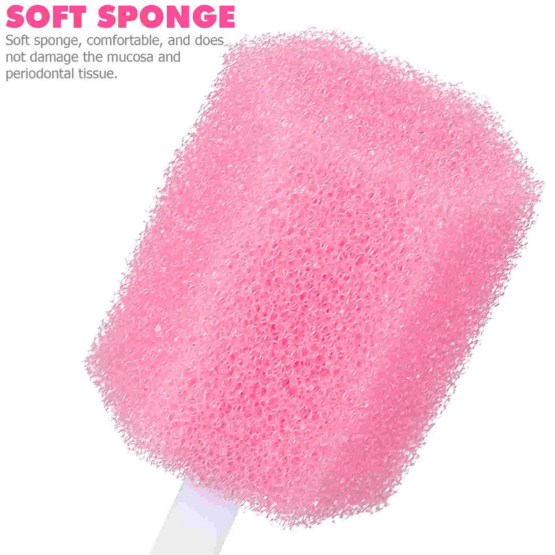 200 Pcs Teeth Cleaning Swabs Dental Sponge Mouth Sponges Disposable Elder Cotton