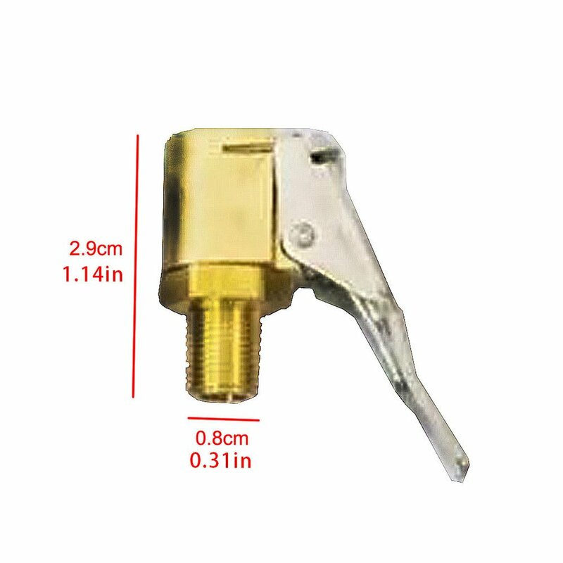 Car Air Pump Thread Nozzle Adapter Car Pump Accessories Fast Conversion Head Clip Type Gas Nozzle Durable Car Accessories