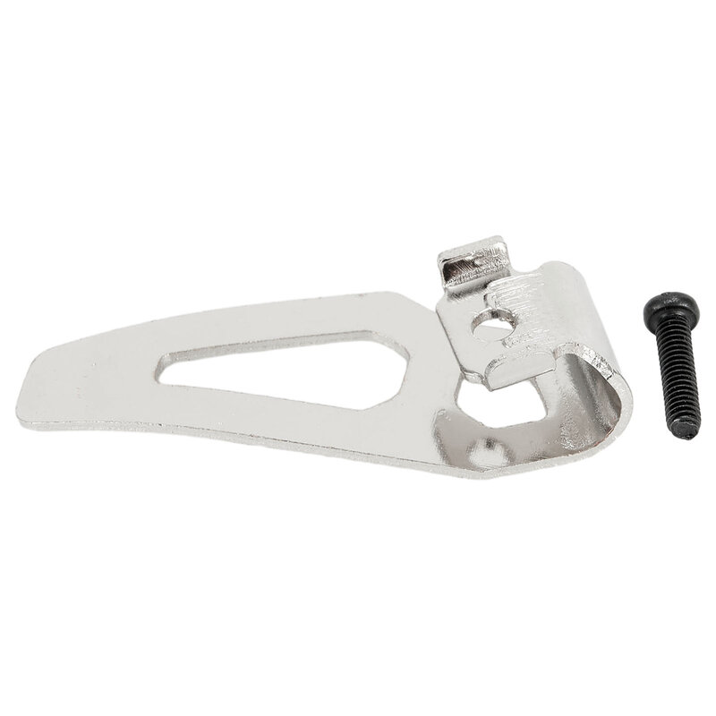 Brandnew-Clip de gancho de cinturón, herramientas de trabajo manual, piezas de controladores de impacto, accesorio de Metal plateado para taladros y llaves inglesas