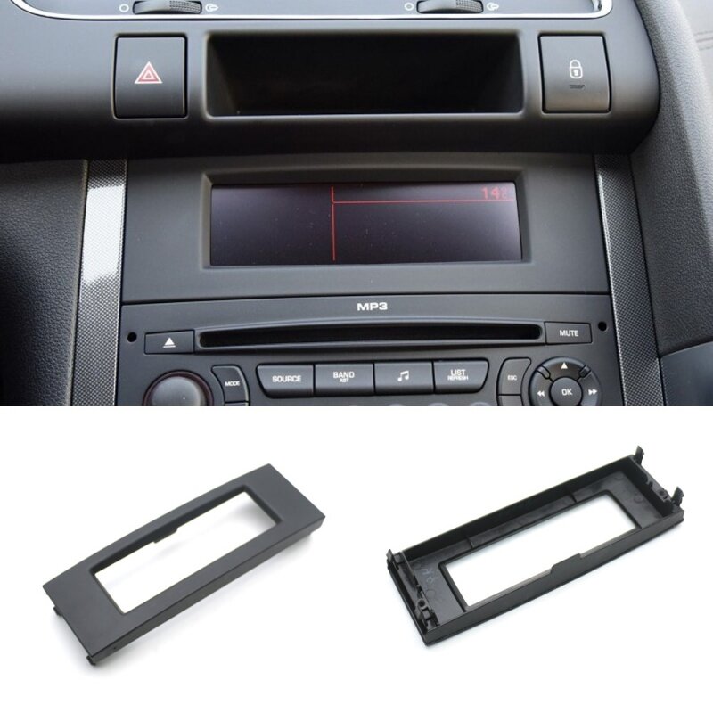 For Peugeot 207 Citroen C4 C5 RD3 Radio Multi-function C-Screen Shell Case Fixed Frame CD Player Screen Replace Housing