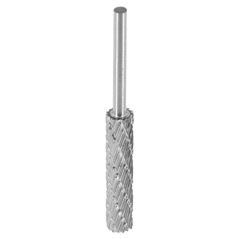 Lima rotativa de tallado de madera de caoba de aluminio, cortador de rebabas de aluminio, diámetro de 3/4/5/6mm, muela abrasiva, 1 pieza