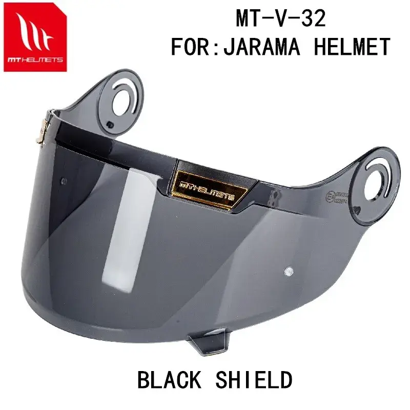 Lentes originais do capacete MT JARAMA, Escudo do capacete, Viseira de substituição, MT-V-32, MT-V-32, Escudo do capacete