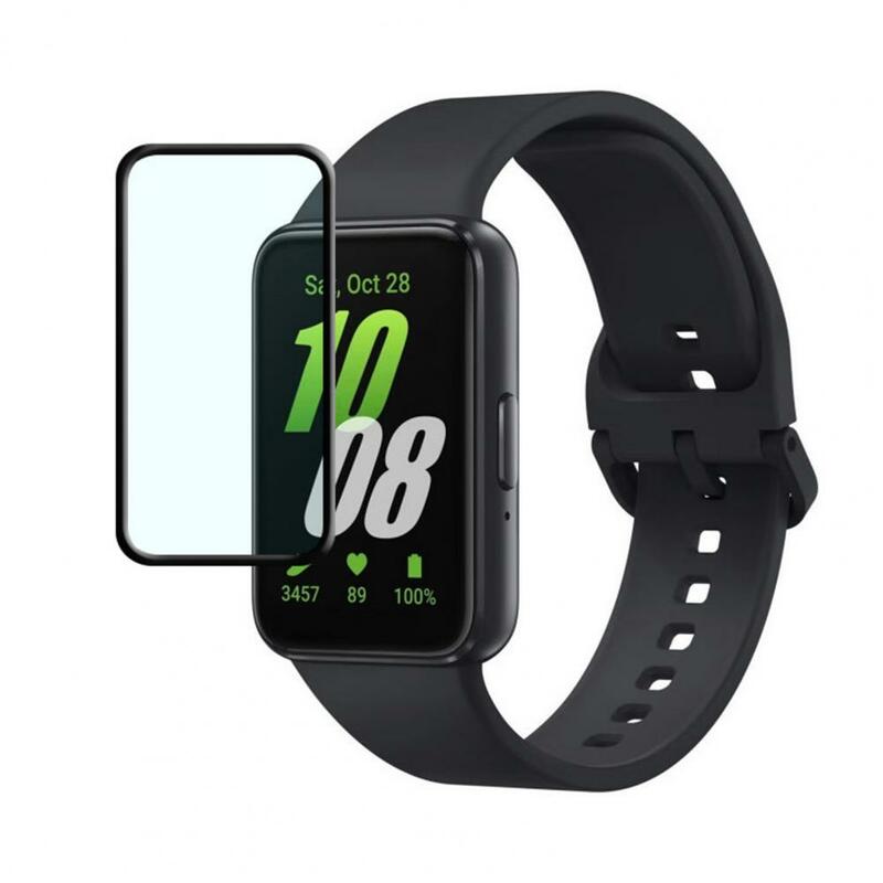 High Strength Watch Film Watch Protective Film for Fit 3 Fit 3 Screen Protector Set 2pcs Full Coverage for Wristband