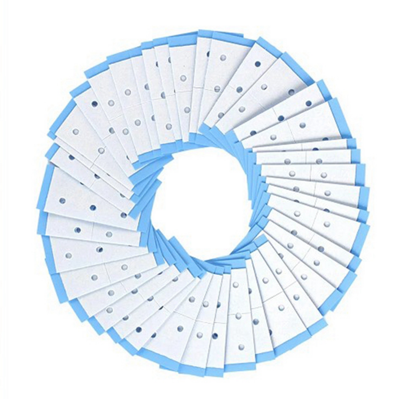 36 Stück Perücken band Streifen wasserdichtes doppelseitiges Perücken band für Spitze Perücke blaues Klebeband für Perücken Haar verlängerung Toupet
