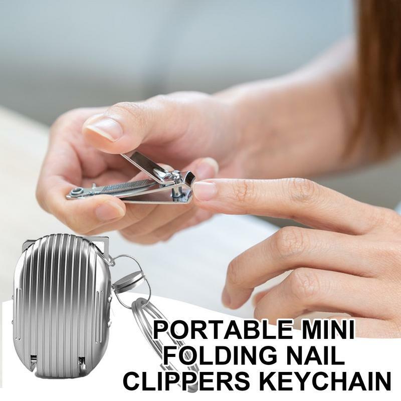 Nail Clippers Keychain Traveling Pocket Toe Nail Cutter Nail Cutting Clippers Traveling Pocket Toe Nail Cutter Portable Travel