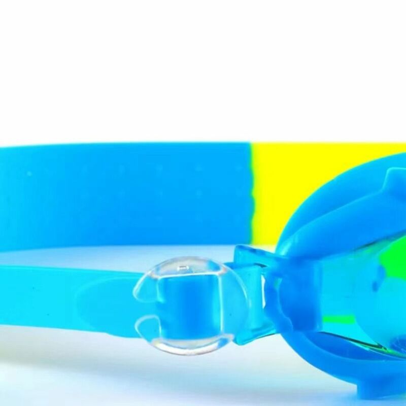 Kacamata selam HD, aksesoris mata Anti kabut 3-14Y warna-warni untuk berenang menyelam anak-anak