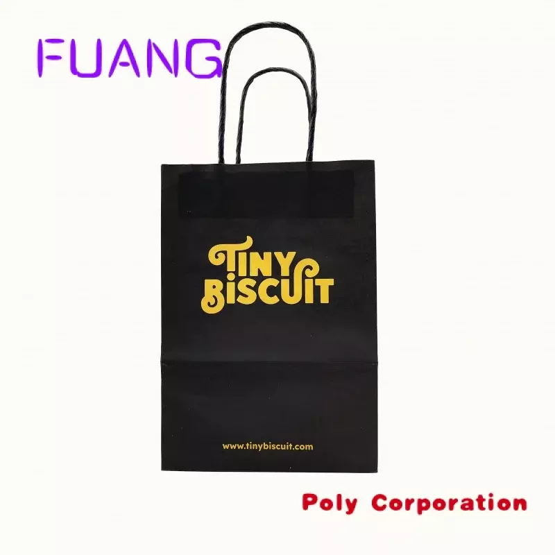 Custom  Black design whole sets restaurant takeaway out food packaging bags and box
