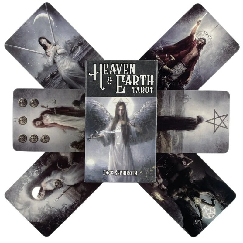 Heaven And Earth kartu Tarot A 78 Deck Oracle edisi ramalan bahasa Inggris Borad bermain game