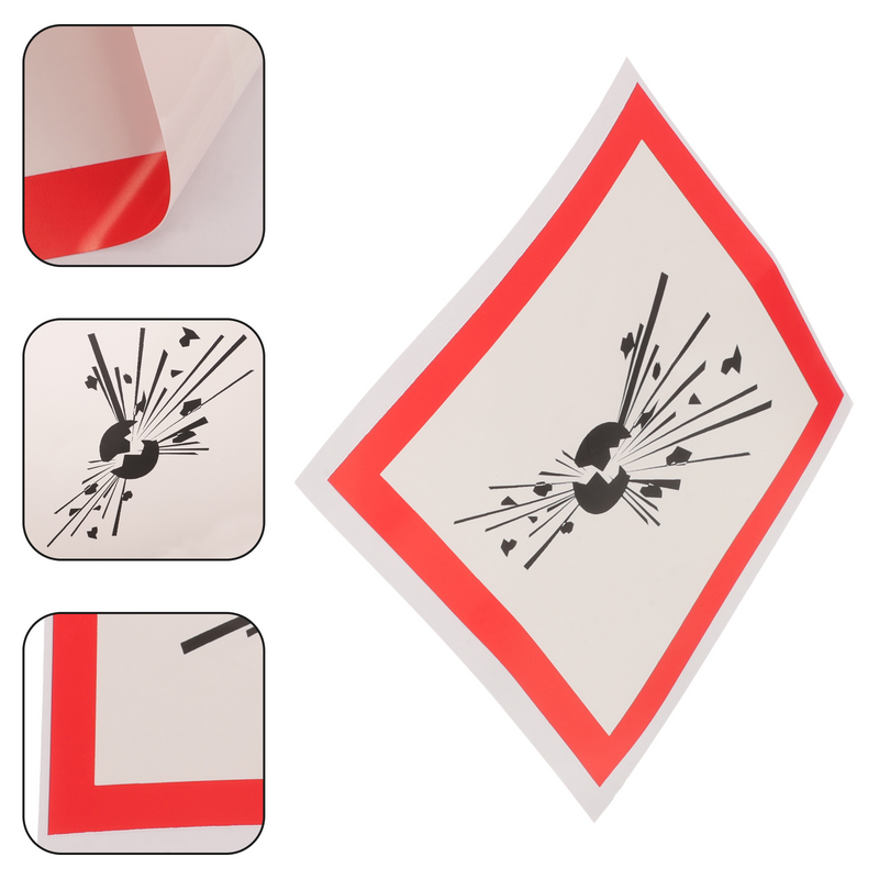 Warning Sign Stickers Sticker Safety Label Caution Sticker