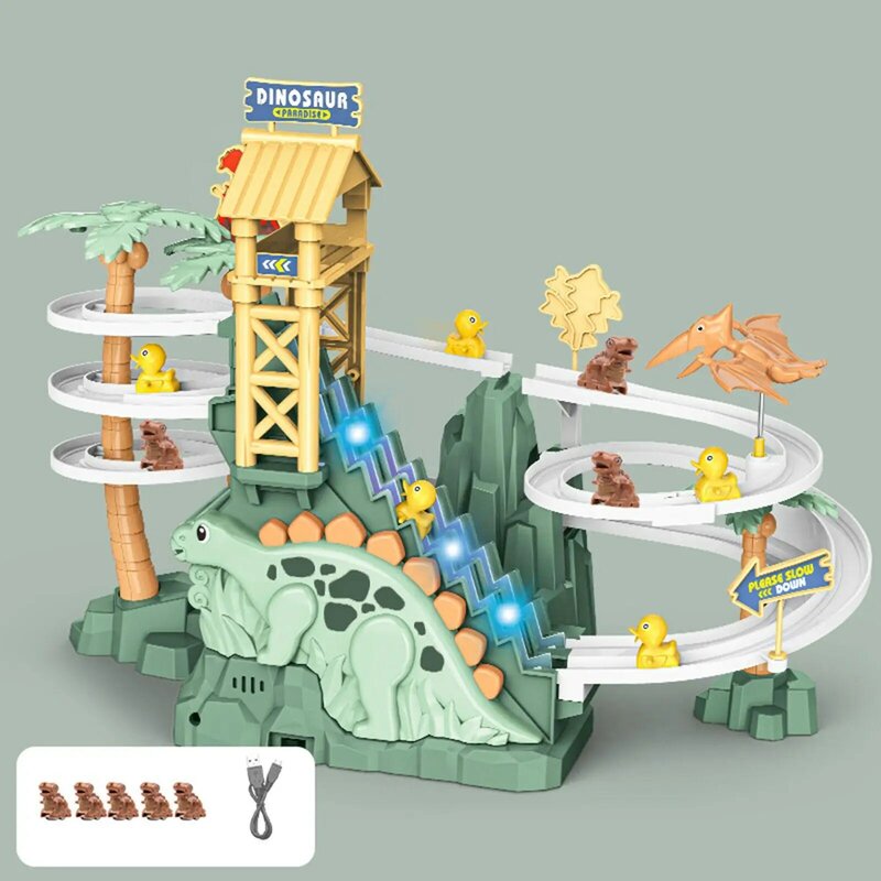 Dinosaur Stair Climbing Toy para crianças, jogo educativo para meninas e meninos, feriado