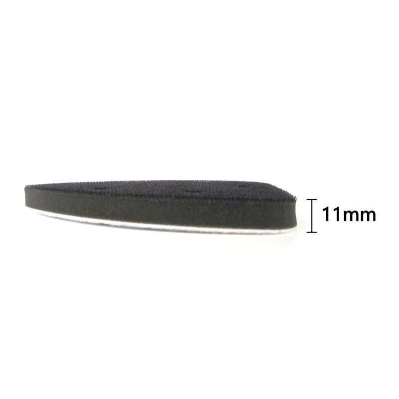 2 PCS 140x98mm 5 Holes Mouse Hook and Loop Soft Interface Pad Protection Disc for Polishing Grinding Power Tools Accessories