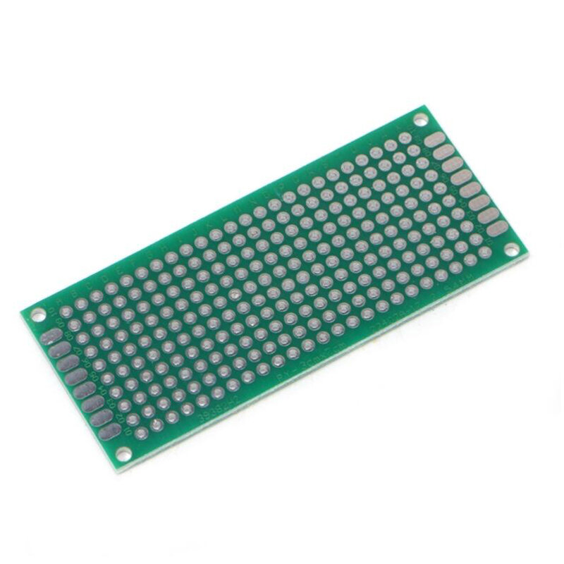 แผงวงจรอิเล็กทรอนิกส์10ชิ้น3x7ซม. DIY แผงวงจรแบบสากล3*7ซม. ต้นแบบสองด้านสำหรับแผ่นทองแดง Arduino