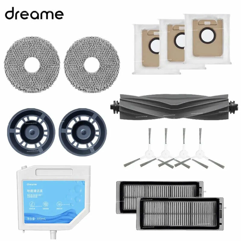 For Dreame Bot L20 Ultra / X20 Pro Accessories Main Side Brush Hepa Filter Mop Dust Bag Robot Vacuum Cleaner Replacement Parts