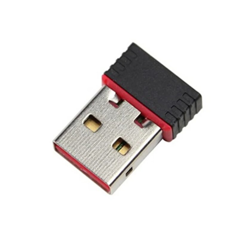 Mini RTL8188 Adaptador WiFi, 150Mbps, Placa de rede sem fio USB, 2.4G, Antena USB 2.0, Receptor Wi-Fi externo para PC, Laptop, Desktop