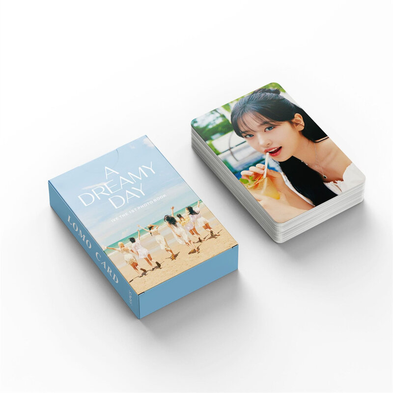 Kpop IVE MINIVE 포토카드 앨범, 꿈꾸는 날 로모 카드, 원영 탄창 개인 엽서, 팬 컬렉션 선물, 55 개