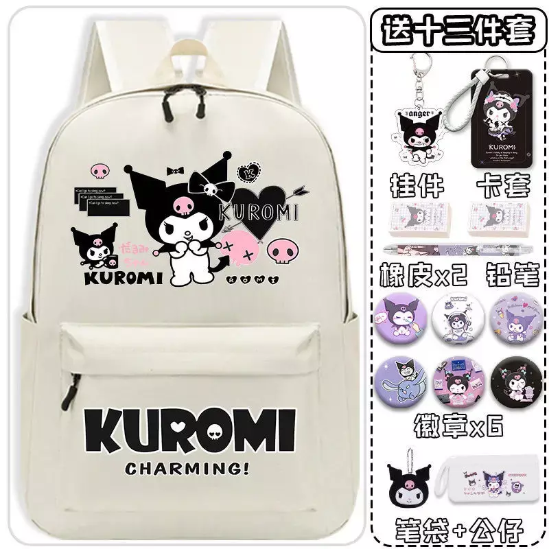 Sanrio New Clow M Book Female Student Spine Protection Children's Schoolbag Large Capacity Lightweight Double-Shoulder Backpack