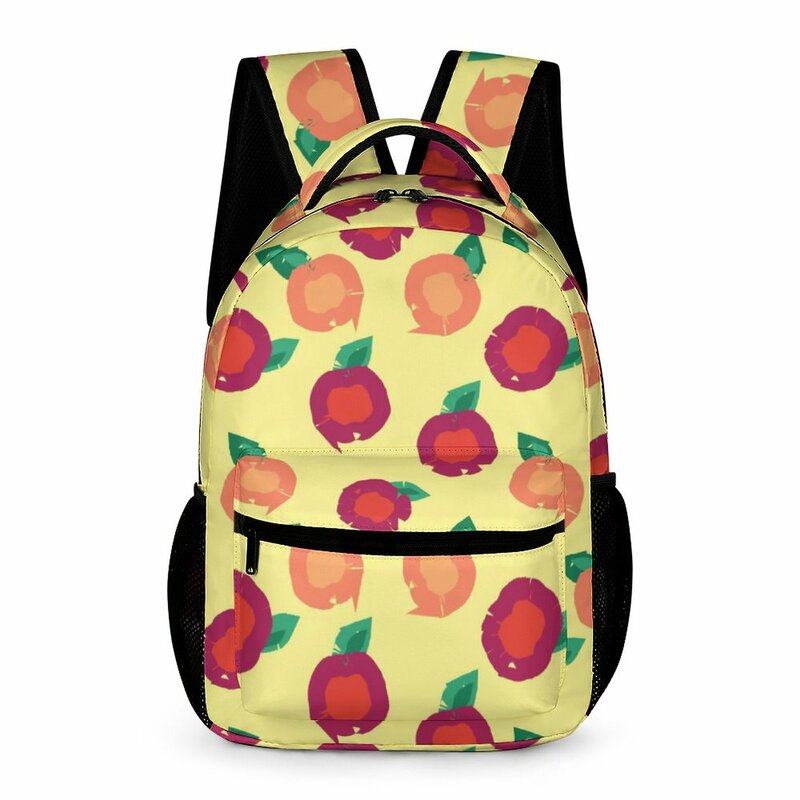 Owoce w stylu kreskówki tornister dostosowany tornister dla dziewcząt dużej pojemności plecak rekreacyjny dla dzieci wielofunkcyjna torba podróżna