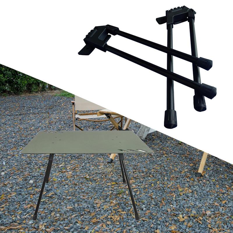 2Pcs Folding Table Legs DIY Projects Nylon Furniture Legs for Mini Computer Desk Bench Camping Table