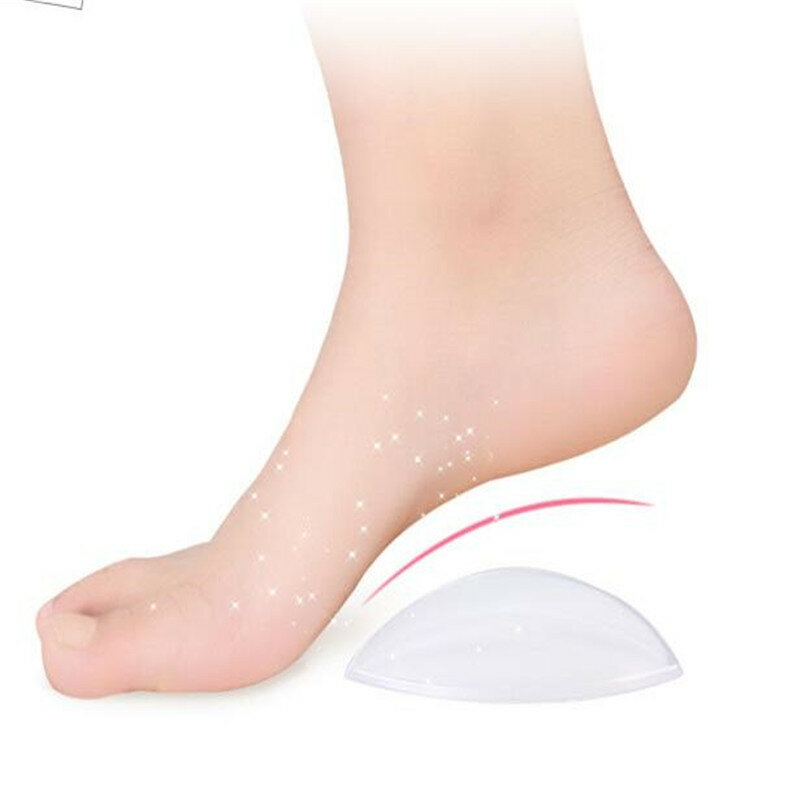 1pair Arches Orthotic Arch Support Foot Insole Brace Flat Feet Insoles Relieve Pain Shoes Orthotic Foot Care Pad Silica Gel