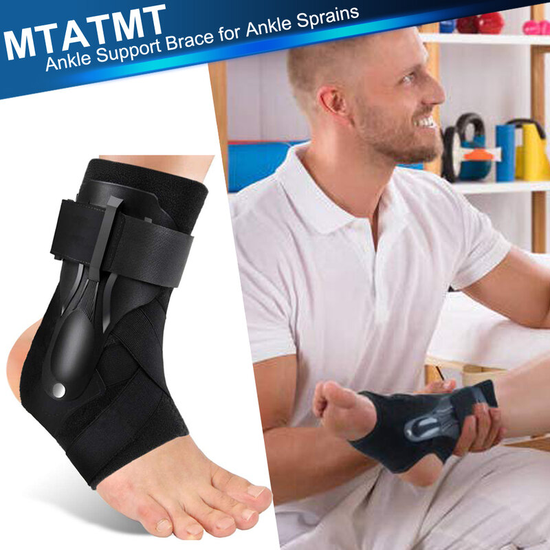 Manicotto di compressione per cavigliera sportiva per distorsioni della caviglia, supporto per caviglia calzini per fascite plantare per pallacanestro calcio pallavolo