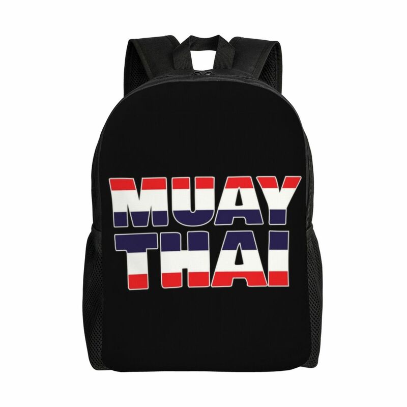 Tiger Muay Thai Backpack for Girls Boys Thailand Boxing Fighter College School Travel Bags Women Men Bookbag Fits 15 Inch Laptop