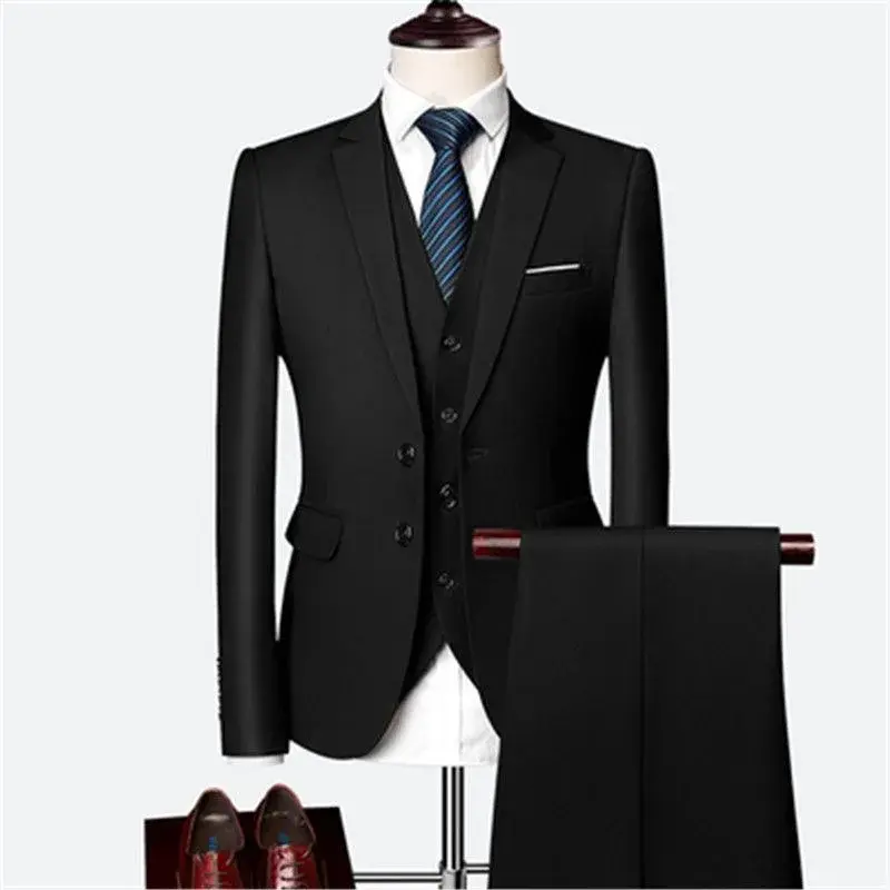 XX400Western men's suit white black groomsmen dress
