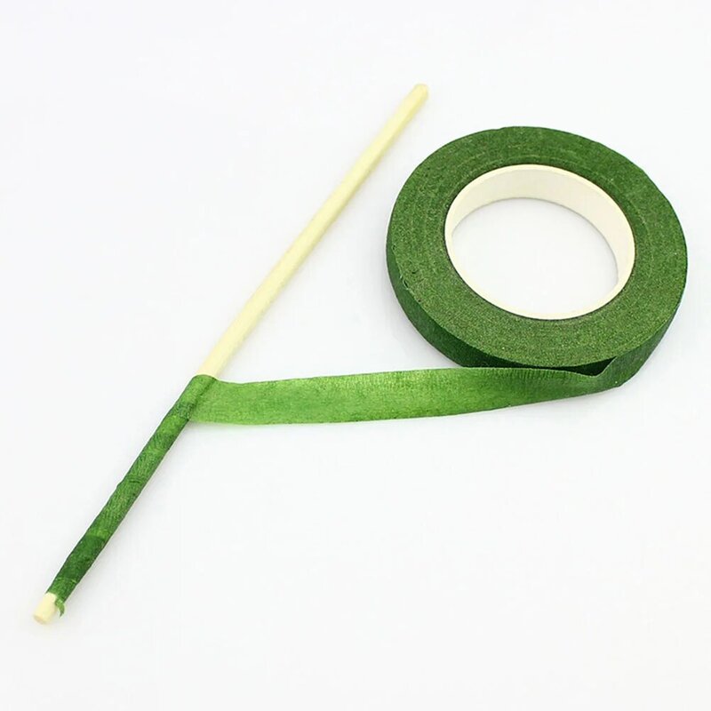 茎を覆う粘着テープ,広い,緑色の花の防水テープ