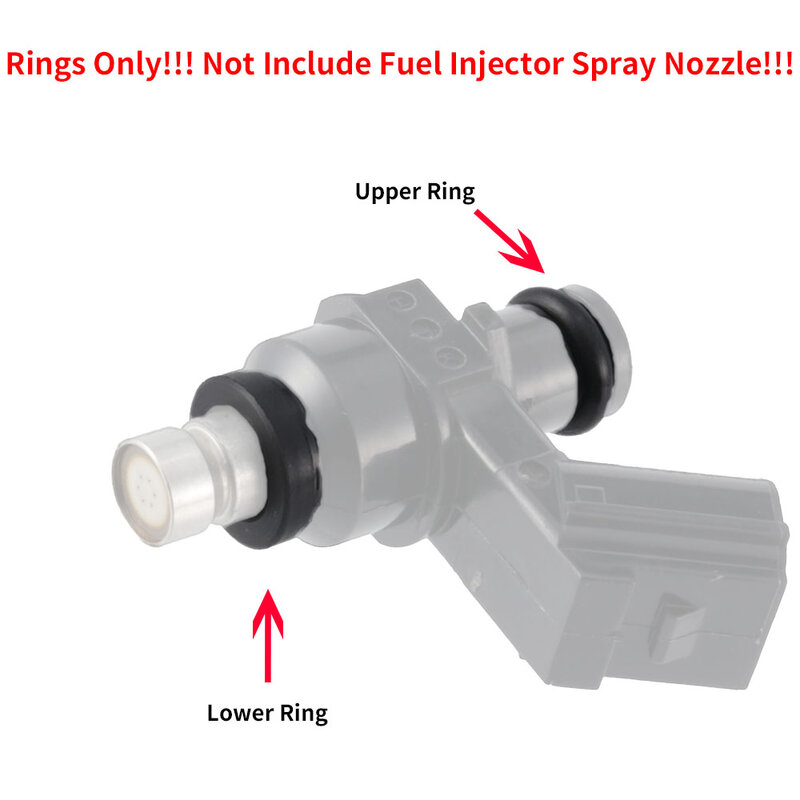 Motocicleta Spray Nozzle Ring, Rubber Gasket O-Ring para Honda BT-C, Fuel Injector Part, Modificação Substituição Acessório
