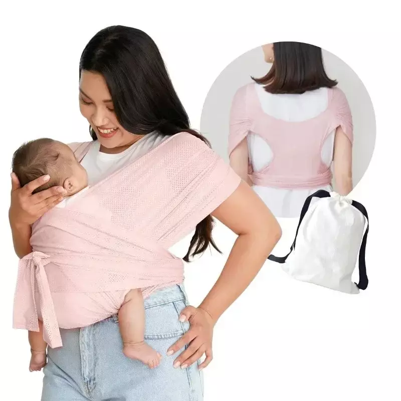 Portador de bebê dianteiro ergonômico, Envoltório do bebê canguru, Estilingue infantil, Engrenagem da cintura