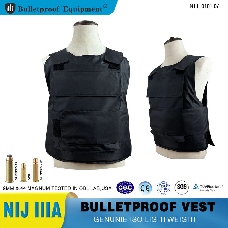 Аутентичный ISO лёгкий NIJ IIIA 3a пуленепробиваемый жилет Скрытая внутренняя Одежда мягкий и плотно прилегающий пуленепробиваемый Невидимый корпус