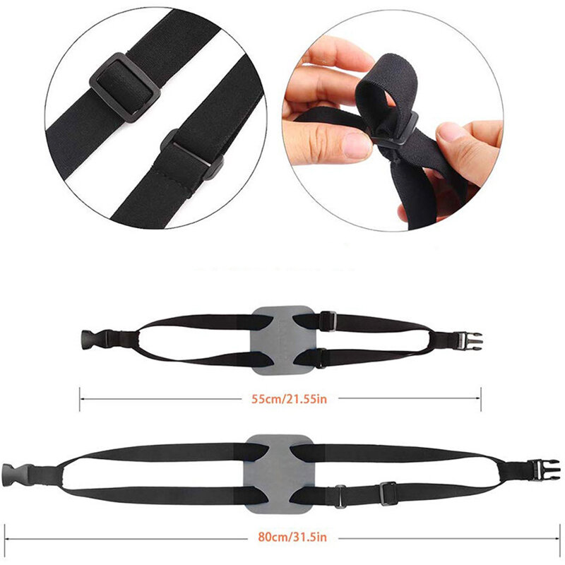 Adjustable 31.5-94.5'' Luggage Bungees Straps Suitcase Box Bag Band Fixing Belts Travel Accessories