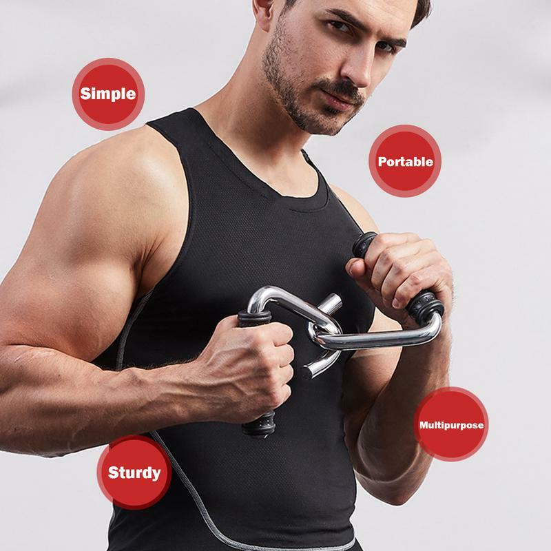 1 Pair Metal Resistance Bands Handles Chin Up Handle Professional Workout Band Grips Gym Handle For Pull Up Heavy Duty