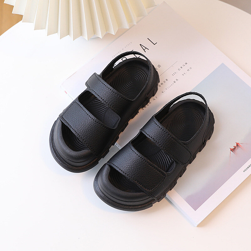 Kids Sandals Children Summer Beach Shoes for Boys Girls Toddlers Little Boy Sandals Fashion 2023 New Toes-covered Anti-kick Soft