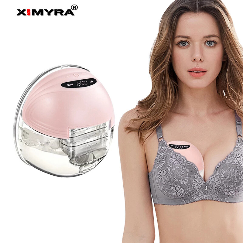 XIMYRA S21 Tragbare Brust Pumpe Tragbare Brust Pumpen Hände-Freies Milch Extractor Drahtlose Automatische Melker Zubehör BPA FREI