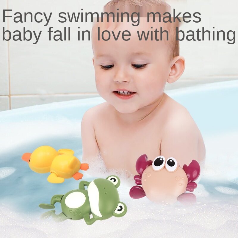 Brinquedos de banho infantis para crianças, brinquedos Montessori para bebês, sapos de natação, brinquedo de banho, banheiras para meninos, brinquedos de água para crianças de 2 a 4 anos