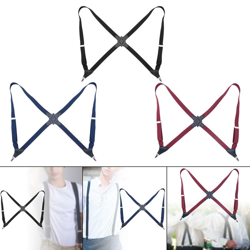 Suspenders for Men Women x Type Trendy Comfortable Elastic Straps Suspenders for Proms Orchestras Festivals Choirs Costume Party