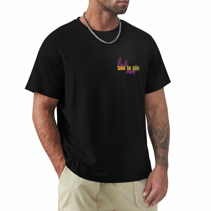 Boo! T-shirt anime hippie pakaian pria t shirt