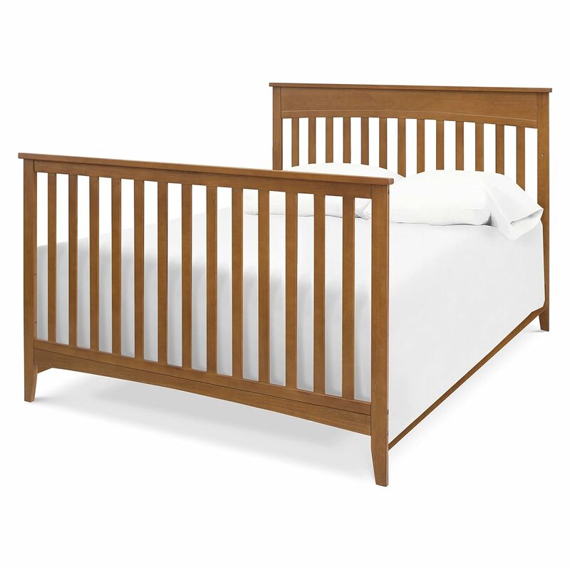 4-in-1 Convertible Crib in Chestnut, Greenguard Gold Certified