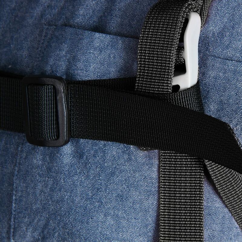 Zuverlässiger und sicherer Rucksack mit Schnell verschluss, verstellbarem Brustclip-Gurt und strap azier fähigem Nylon material