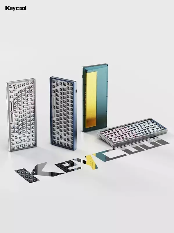 KEYCOOL-Kit de teclado K84 para Gamer, periférico con cable de 87 teclas, intercambio en caliente, RGB, Blacklit, Esport, personalizado, Metal, regalos