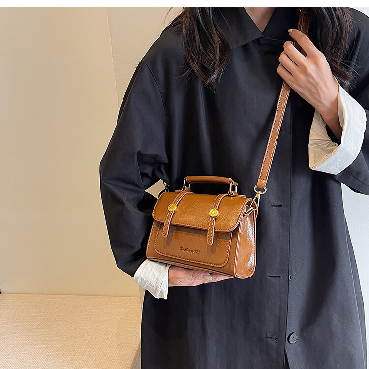 Retro Small Shoulder Bags For Women Crossbody Bag 2023 Vintage Fashion Winter PU Leather Flap Vintage Handbags And Purses