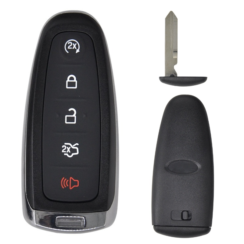 Télécommande d'entrée sans clé, coque, porte-clés, compatible avec Ford Edge Expedition Explorer, Flex Focus, Lincoln MKX MKS MKT Navigator