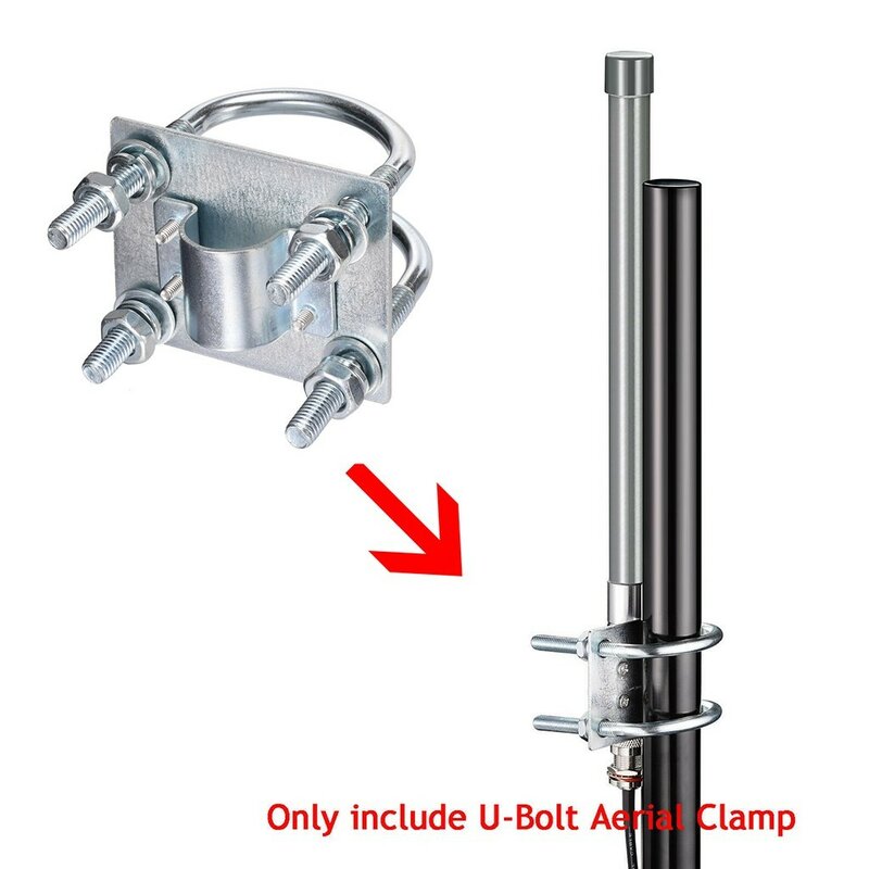 Antenna U-Bolt Clamp Kit Glass Fiber Lora Helium Hotspot Miner Aerial Mast Pipes Pole Bracket  Mounting Antenna  Clip Code