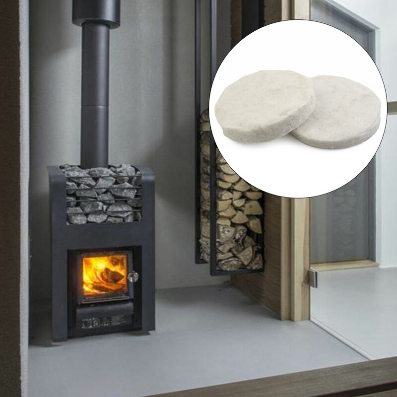 1/2/3/5pc Fiber Blanket Wool Sponge Cotton Blanket CMS Fireplace Firebox Safety Bio Fire Fireplaces Stove Accessories