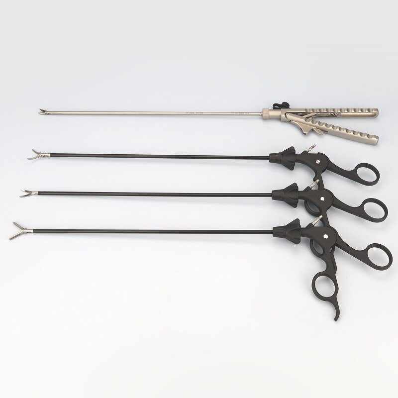 Instrumentos de simulação laparoscópica, ferramenta de treinamento, dissecador, fórceps, tesoura, porta-agulha