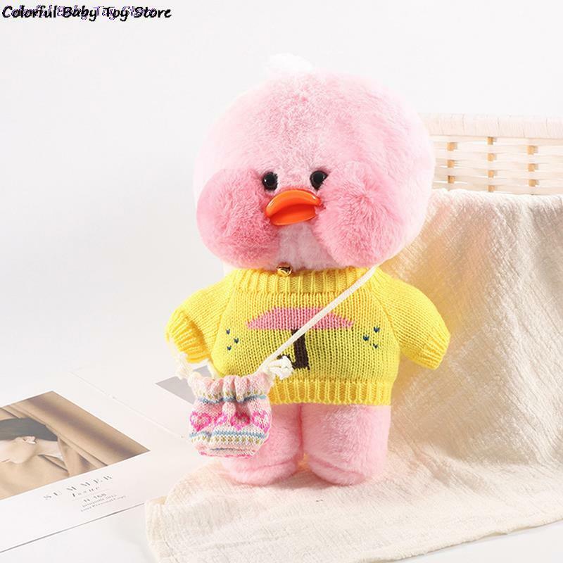 Suéter con capucha de oso de peluche para niños, ropa de felpa de dibujos animados Kawaii, de 30 CM, para decoración de animales de pato