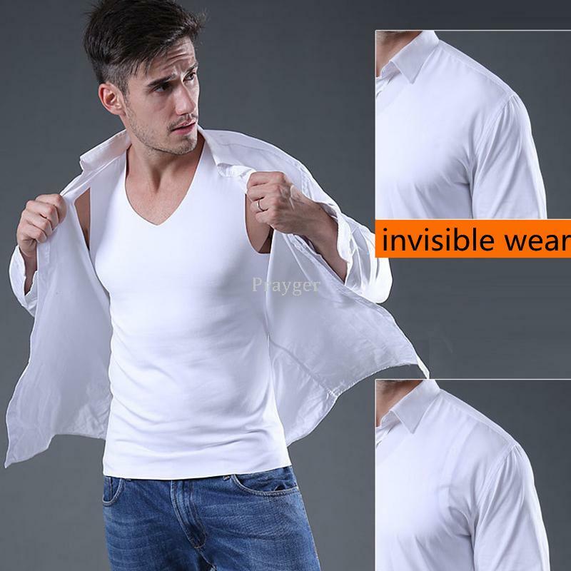 4XL Pakaian Dalam Hangat Termal Pria Musim Dingin Rompi Bersirkulasi Atasan Tanpa Lengan Beludru Lembut Kaus Dalam Pria