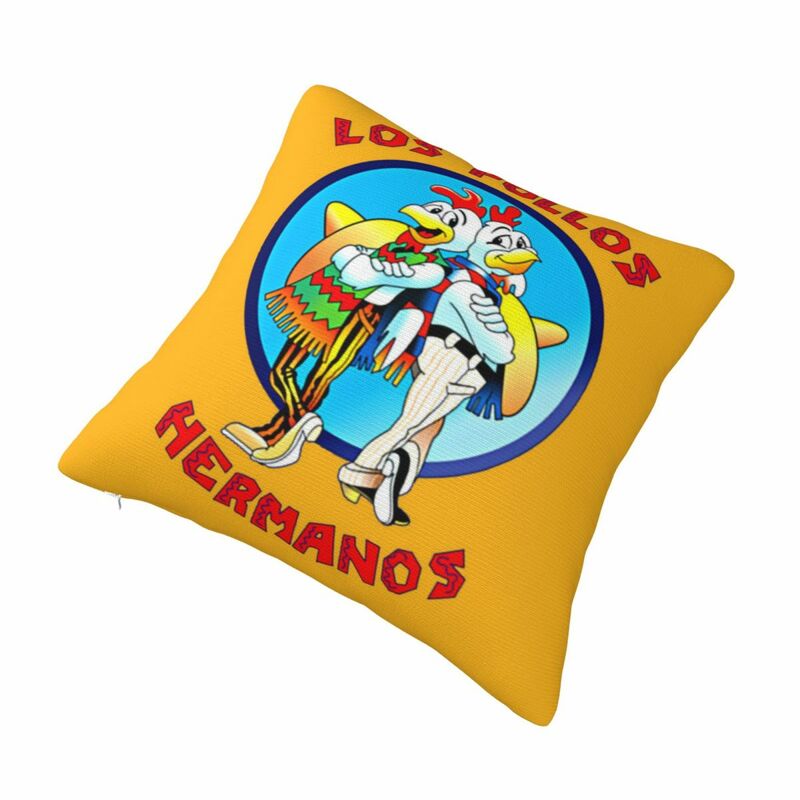 Квадратная декоративная подушка Los Pollos Hermanos для дивана