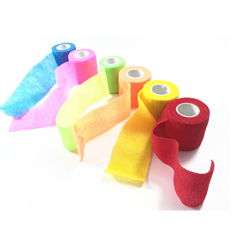 1 rotolo benda elastica autoadesiva Elastoplast Sports Wrap Tape bende protettive per la pelle benda per medicazione per ferite benda di pronto soccorso